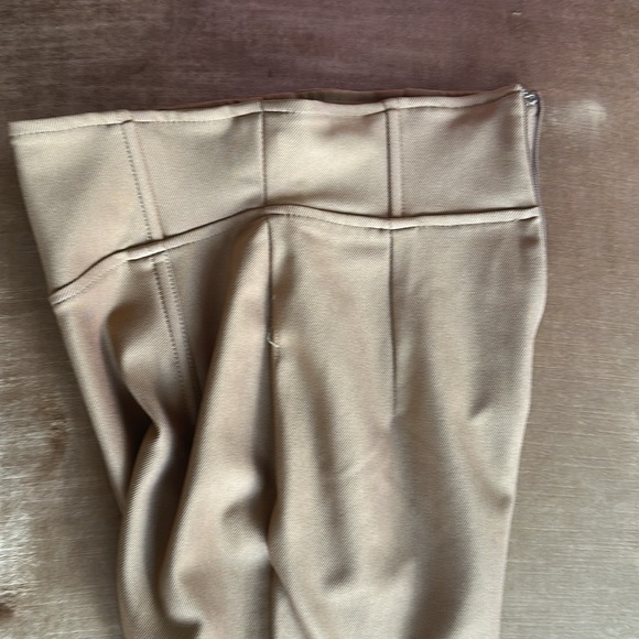 JLUXLABEL High-Waisted Tan Trousers - Picture 4 of 5
